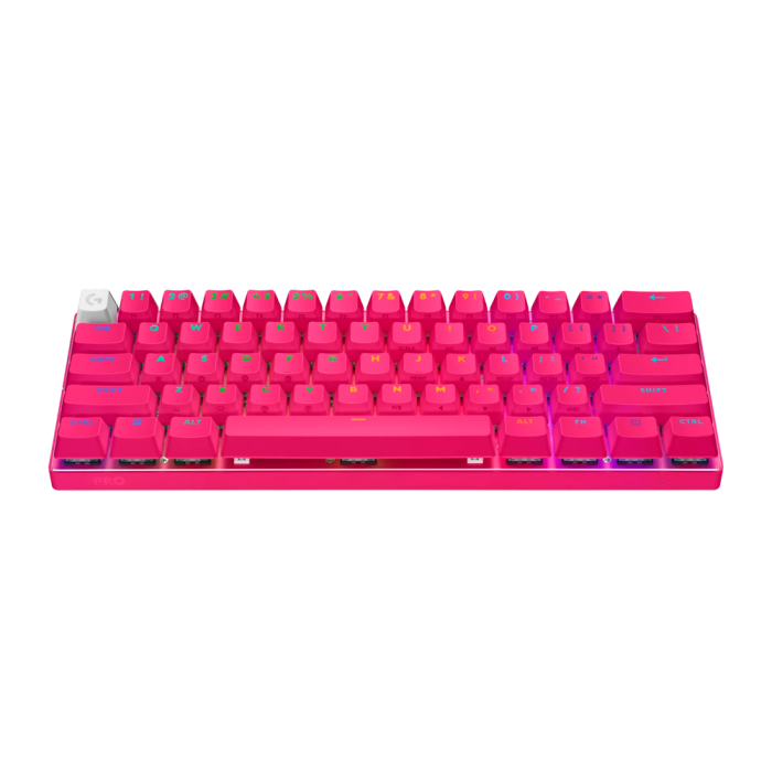 Logitech teclado rosa sale