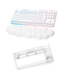 Kit Logitech G Aurora Collection Teclado G715 Linear + Placa Superior Magnética - Branco 