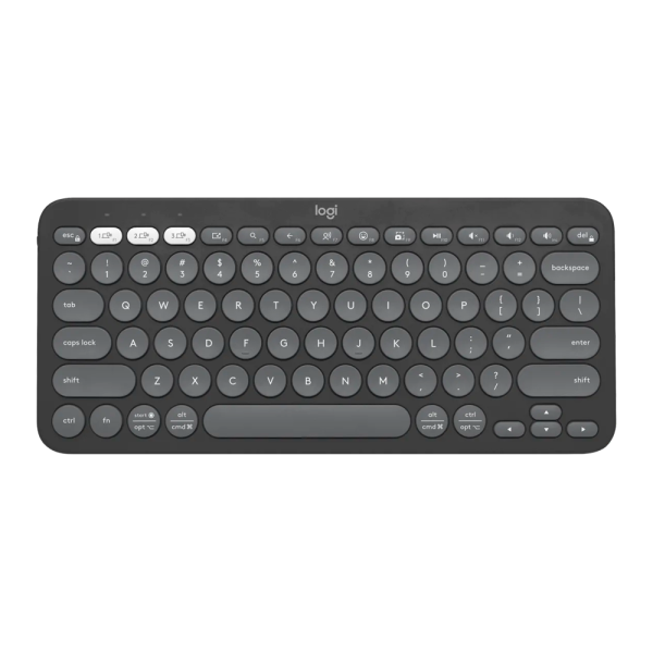 Teclado sem fio Logitech Pebble Keys 2 K380s